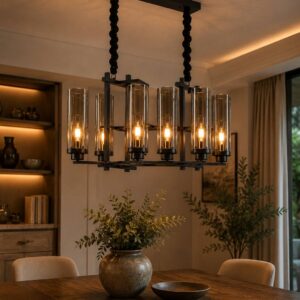 Loft Glass Chandelier