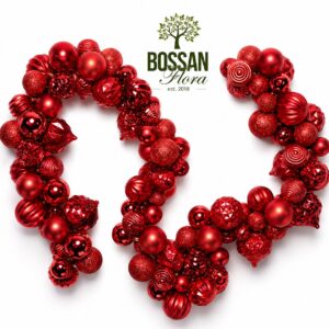 Ruby Christmas Wreath Ø5 cm