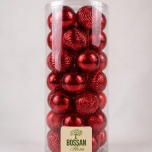 Красный микс шаров, Ø6 см (30 шт.)